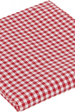 Nappe Vichy Petit Motif Carré, Nappe, Housse de Pique-Nique, Rouge, 130x170