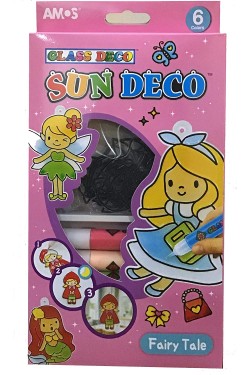 Amos Sd10P6-F Cam Boyama Seti Sun D Peri Masali 10.5 Mlx6, 6 Renk