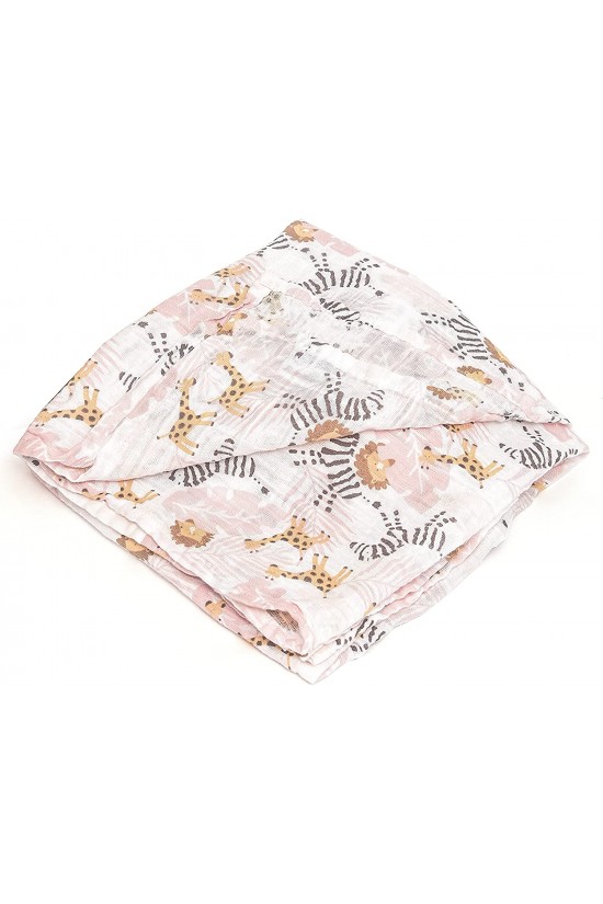 ROSA MUSLIN-MEHRZWECKDECKE 100 cm x 110 cm ROSA MUSLIN-MEHRZWECKDECKE 100 cm x 110 cm