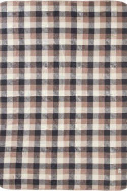 de Couverture à carreaux Benetton, rose, bébé, ST