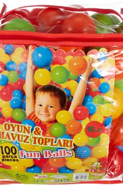 Oyun Havuz Topu 100'lü, 9cm
