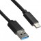 Dark 1m USB3.0 USB C to A Data & Charge Cable (DK-CB-U31L100U3)
