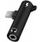 Cdg-Cnv48   Lightning + 3.5Mm Stereo Dönüştürücü Çoklayıcı Siyah Adaptör