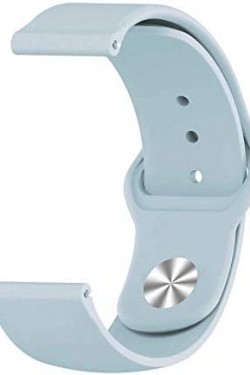 Amazfit GTR 42mm Kayış Termoplastik Kordon NewCord, Mavi Açık