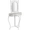 Commode+Miroir Blanc Tumbled, 77x75