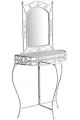 Commode+Miroir Blanc Tumbled, 77x75