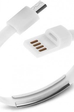 USB 3.1 Typ-C-kompatibles weißes Armband-Ladedatenkabel CDG-CNV71