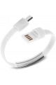USB 3.1 Typ-C-kompatibles weißes Armband-Ladedatenkabel CDG-CNV71 USB 3.1 Typ-C-kompatibles weißes Armband-Ladedatenkabel CDG-CNV71
