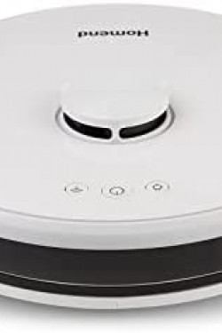 Alex Laser 1281H Moplu ve Haritalamalı Akıllı Robot Süpürge, Beyaz