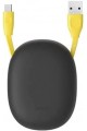 Lets Go Little, 2.0 A USB-A & USB-C Reel Charge & Data Transfer Cable, 1 Meter, Gray - Yellow, CATRN-GY Lets Go Little, 2.0 A USB-A & USB-C Reel Charge & Data Transfer Cable, 1 Meter, Gray - Yellow, CATRN-GY
