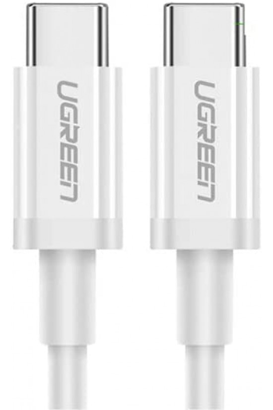 Câble de charge rapide et de données Type-C vers Type-C, 2 mètres, blanc Câble de charge rapide et de données Type-C vers Type-C, 2 mètres, blanc