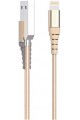 Câble de charge et de données de renforcement Lightning Gold 1 mètre Câble de charge et de données de renforcement Lightning Gold 1 mètre