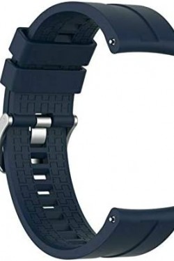 Galaxy Watch 3 Bluetooth 45mm (22mm) İçin Standart Silikon Kayış-Kordon Lacivert