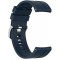 Galaxy Watch 3 Bluetooth 45mm (22mm) İçin Standart Silikon Kayış-Kordon Lacivert