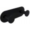 Piave Bademantelhalter Double Matt Black 3015 0014 AB