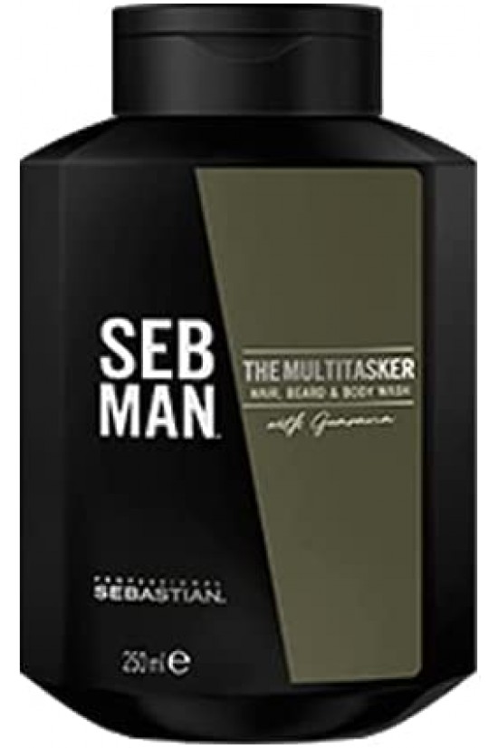 Professionals Seb Man The Multi-Tasker 3-In-1 Saç Sakal Vücut Şampuanı 250Ml Professionals Seb Man The Multi-Tasker 3-In-1 Saç Sakal Vücut Şampuanı 250Ml
