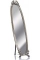 Bowed Silver Full Length Mirror, 148x35