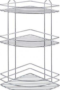 Bk003 3 Katlı Duş Rafı, Krom
