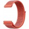 Stoffgemustertes Schnapparmband für Galaxy Watch 3 Bluetooth 45 mm (22 mm), Orange