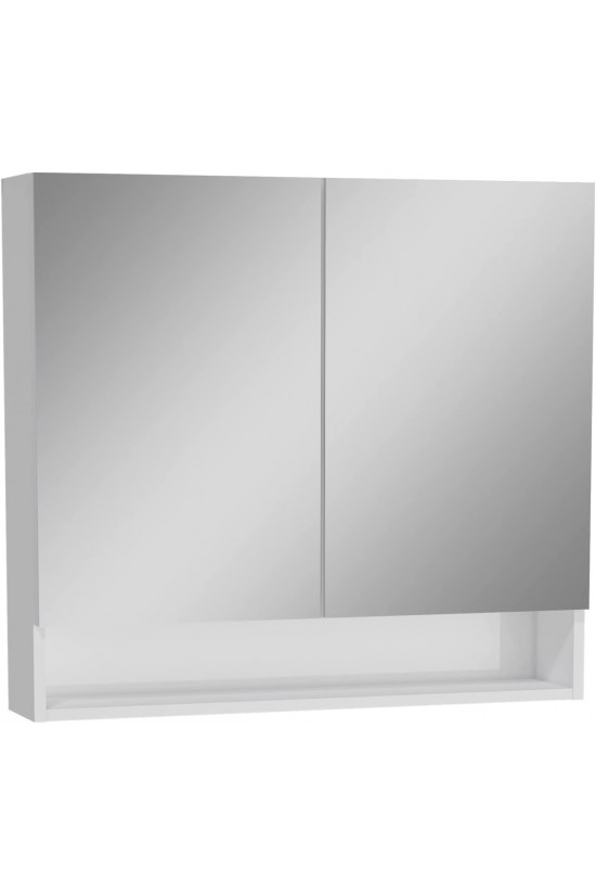 Ardea 66114 Dolaplı Ayna, 80 cm, Parlak Beyaz Ardea 66114 Dolaplı Ayna, 80 cm, Parlak Beyaz