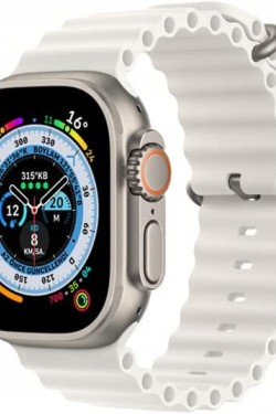 Watch  Beyaz Silikon Saat Kordonu, 38,40,41cm