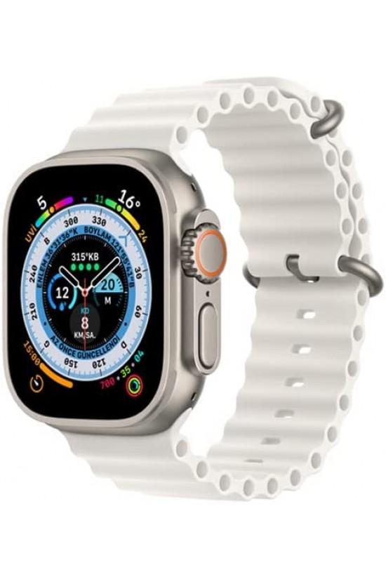 Watch Beyaz Silikon Saat Kordonu, 38,40,41cm Watch Beyaz Silikon Saat Kordonu, 38,40,41cm
