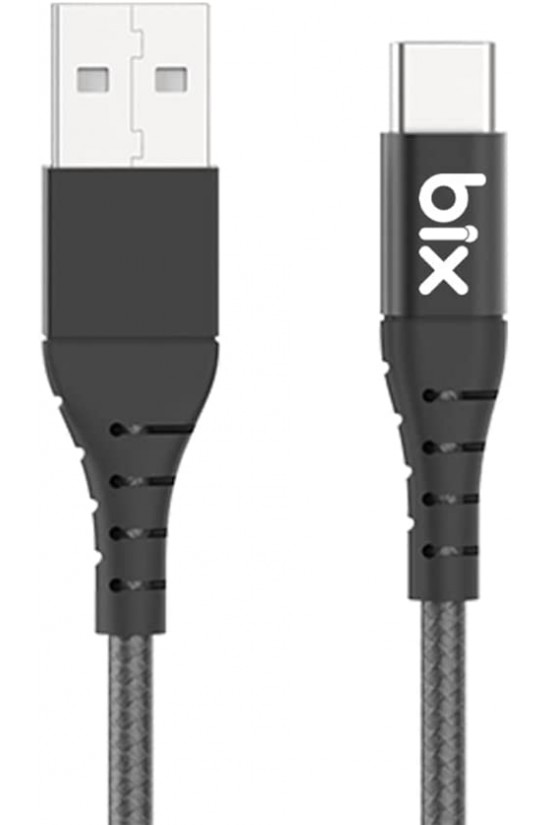 Câble de charge et de données de renforcement de type C noir 1 mètre Câble de charge et de données de renforcement de type C noir 1 mètre