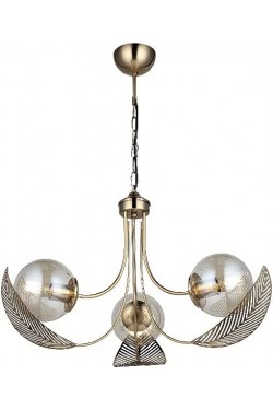 PADOVA 3 PIECE ANTIQUE LACQUER CHANDELIER 3XE27