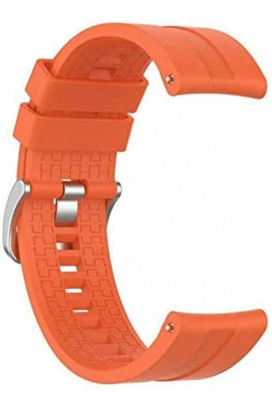 Galaxy Watch 3 Bluetooth 45mm (22mm) İçin Standart Silikon Kayış-Kordon Turuncu Galaxy Watch 3 Bluetooth 45mm (22mm) İçin Standart Silikon Kayış-Kordon Turuncu