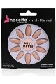 Stiletto Takma Tırnak (Matte French Nails, Mat French Tırnak) 24 Adet
