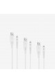 by USB-A - Lightning 2A 3’lü Şarj Kablosu S 120/200/300cm-Beyaz by USB-A - Lightning 2A 3’lü Şarj Kablosu S 120/200/300cm-Beyaz