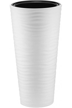 KVT1 Beach Vase Flowerpot No: 1, 30 cm, 5,5 litres Blanc