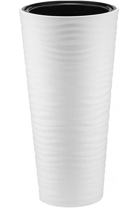 KVT1 Kumsal Vazo Saksı No: 1, 30 cm, 5,5 Litre Beyaz