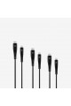 USB-C to Lightning 3A 3-Way Charging Cable S 120/200/300cm-Black USB-C to Lightning 3A 3-Way Charging Cable S 120/200/300cm-Black