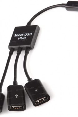 Dark DK AC USB2MICRO2 Micro Usb Tablet ve Akıllı Telefon 2xUSB Dönüştürücü OTG Kablo