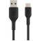 USB-C Cable (Boost Charge USB-C-to-USB Cable, USB Type-C Cable for 10, S10, Pixel 4, iPad Pro, Nintendo Switch and more) 1 meter, Black