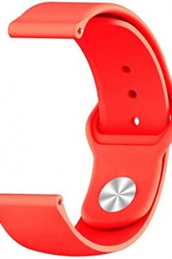 Amazfit GTR 42mm Kayış Termoplastik Kordon NewCord, Kırmızı