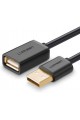 USB-Verlängerungskabel, Schwarz, 3 Meter USB-Verlängerungskabel, Schwarz, 3 Meter