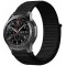 Galaxy Watch 46mm İle Uyumlu  Gt2 Pro , Gt3 Pro,  Solar ls05 Modelleri ile uyumlu Ayarlanabilir Spor Yedek Bileklik Renkli Kayışı Hasır Örme Kayış Siyah