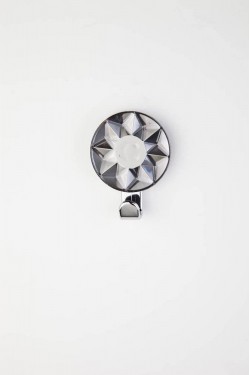 Dekoratif Askı Kristal Gri M-B2502-07
