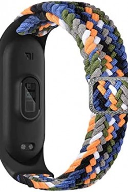 Mi Band 3/4/5/6 İle Uyumlu Mixed Hasır Örme Kordon