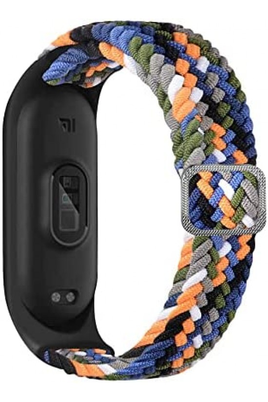 Mi Band 3/4/5/6 İle Uyumlu Mixed Hasır Örme Kordon Mi Band 3/4/5/6 İle Uyumlu Mixed Hasır Örme Kordon
