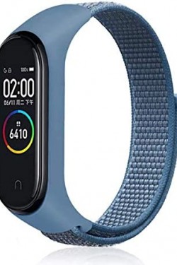 Mi Band 6 İle Uyumlu Saat Kayışı Hasır Örme Kordon Kayış No-2