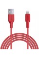 Aukey CB-AL2 geflochtenes Nylon-Lightning-Kabel 2 m rot Aukey CB-AL2 geflochtenes Nylon-Lightning-Kabel 2 m rot