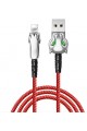 Leopard Charging Synic Lightning Cable, Red Leopard Charging Synic Lightning Cable, Red