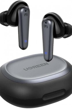 HiTune T1 Bluetooth-In-Ear-Kopfhörer, 24-Stunden-Wiedergabe, 4 Telefone, ENC-Geräuschunterdrückung für klarere Anrufe, 6-mm-Grafiktreiber (schwarz)
