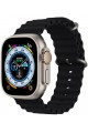 Watch Siyah Silikon Saat Kordonu, 38,40,41cm Watch Siyah Silikon Saat Kordonu, 38,40,41cm