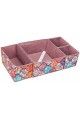 4 Stück Blumenmuster Organizerbox mit 4 Schubladen S 4 Stück Blumenmuster Organizerbox mit 4 Schubladen S