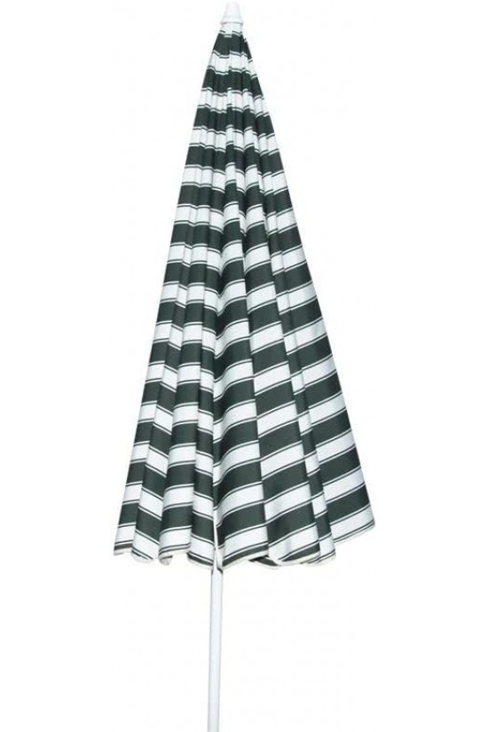 7714-Green Ecru F200 Acrylic Umbrella (GREEN/WHITE), Standard, Standard 7714-Green Ecru F200 Acrylic Umbrella (GREEN/WHITE), Standard, Standard