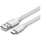 USB Type-C Şarj ve Data Kablosu, 1 Metre, Beyaz